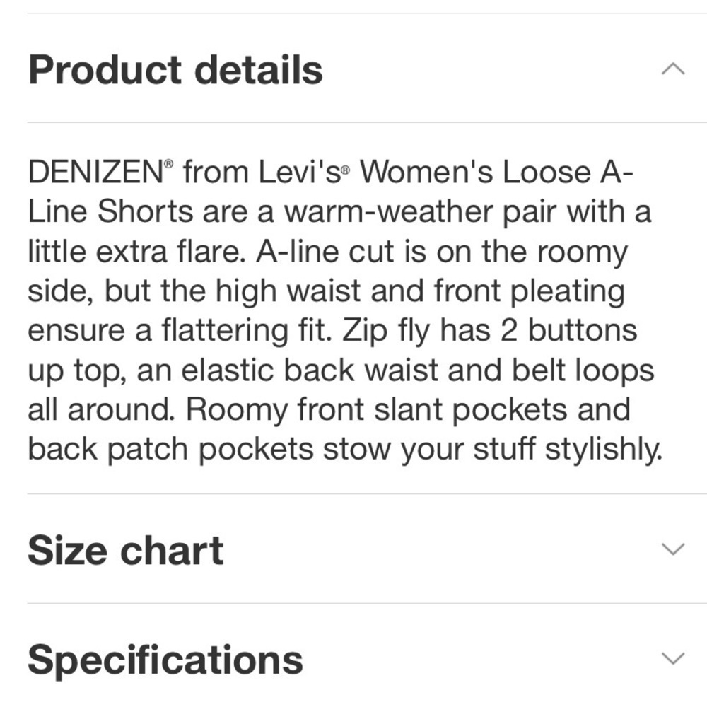DENIZEN® from Levi's® Women's Loose A-
Line Jean Shorts - Tropical Tide 12 - Picture 7 of 10